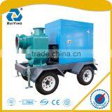 High Speed Running Diesel Engine Pump Unit With Trailer Type 280m3/h thumbnail-1