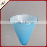 Honorable Sky Blue Transparent Leg Cone-shape Glass, Juice Glass, Blue Glass thumbnail-4