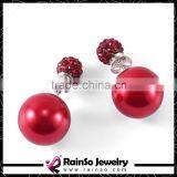 Double Sided Fashion Ball Earrings thumbnail-3