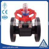Flange End Rubber Lined PVC Plastic Diaphragm Valve thumbnail-5