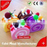 Hot Selling Squishy Cake Model for Refrigerator Magnet