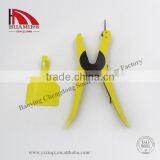 Animal Ear Tag Plier for Single Ear Tag in Yellow 250*58*28 mm