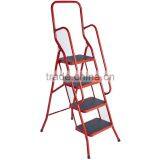 2 Step Stool Folding Ladder Safety Handrail Rail thumbnail-3