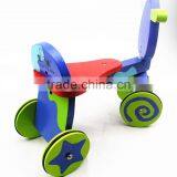 Wooden Toy Walking 4 Wheels Bike Ride on Animals ODM OEM thumbnail-4