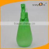 250ml 8oz Green Teardrop Shaped Plastic Hair Spray Trigger Mist Bottle Wholesale thumbnail-2