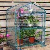 High Quality Mini Portable Green House Garden 2 Shelves thumbnail-1