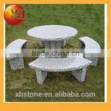 Garden Stone Outdoor Granite Table With Bases for Park Furniture thumbnail-3