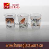 50ml Frosted Liquor Glass Cup With Decal Customized Logo thumbnail-2