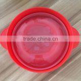 Healthy Microwave Popcorn Popper/Silicone Micro Popcorn Maker Round thumbnail-3