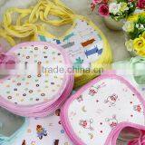 Trangle Cotton Silicone Baby Bib Wholesale