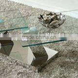 C142 Modern Design Tempered Glass Hot Sale Coffee Table thumbnail-5