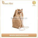 2017 Durable Waterproof Drawstring Bag, Backpack Kraft Paper School Bag thumbnail-2