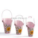 Decorative Metal Hanging Basket Planters | Outdoor Planters Flower Pots thumbnail-1