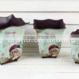 Target Audit Passed! Square Garden Antique Metal Flower Pots for Christmas Decoration thumbnail-1