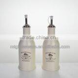 Ceramic Porcelain Empty White Bottles for Olive Oil,with Labels,oil Botting thumbnail-1