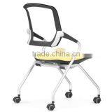 Stackable Office Chair With Folding Seat thumbnail-2