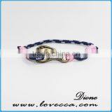 New Design Silver/gold Anchor Various Rope Nylon Anchor Bracelet thumbnail-5