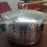 Large Size Stainless Steel Cookware Set With Metal Lid thumbnail-3