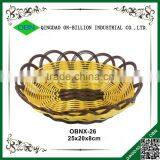 Wholesale Hand Woven Food Grade Plastic Bread Basket thumbnail-2