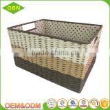 China Popular Good Quality Durable Plastic Metal Wire Paper Rope Laundry Basket for Hotel or Home thumbnail-4
