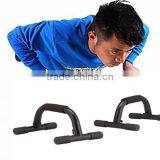 Chrome Push Pull Up Stands Press Bar Home Gym Exercise Workout Foam Handles PAIR H0100 thumbnail-2