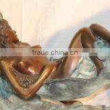 Bronze Foundry Wholesale Sexy Woman Bronze Sculpture Coffee Table for Sale thumbnail-3