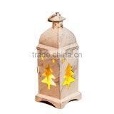European Iron Candlestick Candle Lantern Gold Christmas Tree Christmas Gift Brush White Elk Angel Lover Candle Holders thumbnail-1