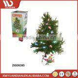 Gift Craft Santa Resin Christmas Ornament Led Solar Mini Christmas Tree Light thumbnail-2