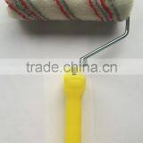 Patterned Paint Roller Acrylic Cover Red/gray Strip Stick System Roller Frame thumbnail-1