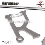 Best Alphabet Style Locking Carabiner Multi Function Hiking Survival Rock Climbing Tool thumbnail-1