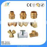 Pipe Connector Compression Brass Fitting thumbnail-1