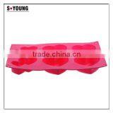 10115 6 Pcs Hearts Shape Silicone Cake Mold thumbnail-2