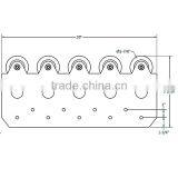 Hot Sale High Quality TSQ04D Flat Track Double Sliding Barn Door Hard thumbnail-2