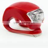 New Bicycle Light Lamp Rear Wheel Waterproof Safety Colorful Rubber Led Silicone Bike Light thumbnail-1