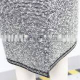 Wholesale Winter Office Wear Elegant Mature Tight Ladies Classic Tweed Pencil Skirt thumbnail-4