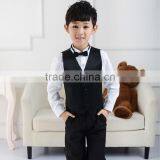 Fashion New Style Black Boys Waistcoat Sets Suit thumbnail-2