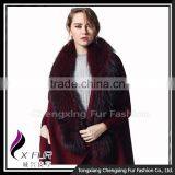 COLLAR-R3D Factory Wholesale Real Raccoon Fur Big Collar thumbnail-1