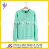 T/C80/20 Fleece Ladies Round Neck Sweater thumbnail-3