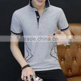 Zm40273b Wholesale High Quality Men's Summer Shirts Comfortable Short Sleeve T-shirt thumbnail-5