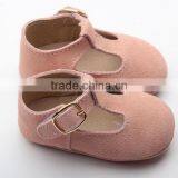 Soft Handmade 100% Genuine Leather Baby Shoes Leather thumbnail-4
