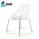LS-4009 Wholesale Modern Cheap Colorful Stacking Plastic Dining Chair For Dining Room Furniture thumbnail-4