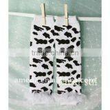 Cotton Milk Cow Leg Warmers With White Ruffles RLM07 thumbnail-1