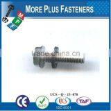 Made in Taiwan Indented Hexagon Washer Head SEMS Screw thumbnail-3