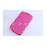 Leather Mobile Phone Cases ODM / Slim Samsung I9080 Red Leather Case thumbnail-1