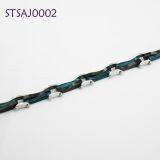 OEM & ODM Anniversary Iron Zink Alloy Glass Gem Silk Thread Jewelry thumbnail-3