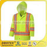 Flame Resistant Stretch Hi-Vis Rain Jacket thumbnail-3