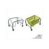 Small Basket Stand Retail Shop Equipment / Grocery Shopping Trolley Cart
