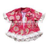 Clothing for Kids Customized Design Summer Custom Floral Printing Short Sleeve Knit Cotton Wholesale Wonder Kids Clothing thumbnail-1