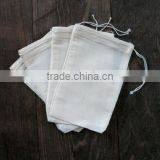 Hot Sale Muslin Drawstring Bags Cotton Muslin Bags 100 Count Pack 3*5inches