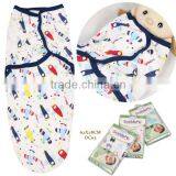 Newborn Baby Swaddle Wrap 100% Cotton Fleece Soft Envelope for Infant